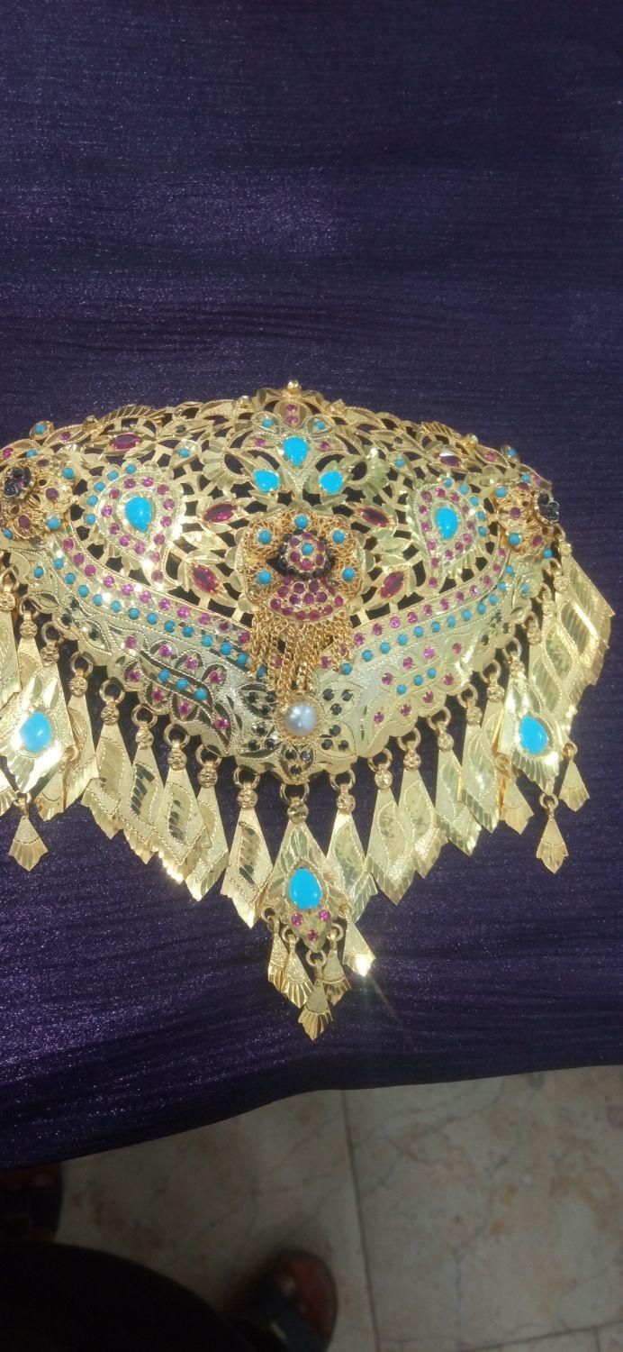 سنجاق نقر رو پوش طلا|بدلیجات|سراوان, |دیوار