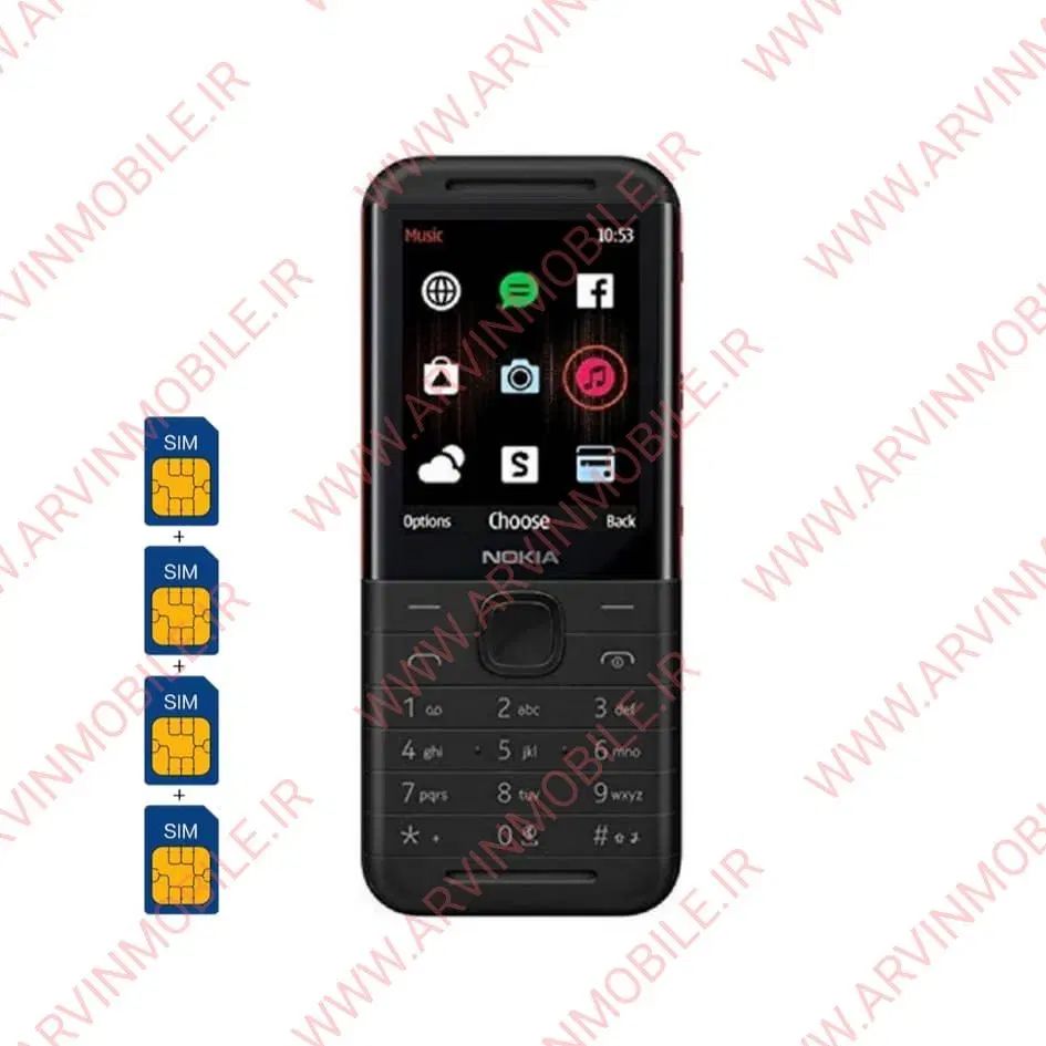 نوکیا ۵۳۱۰ چهارسیمکارت|موبایل|تهران, بازار|دیوار