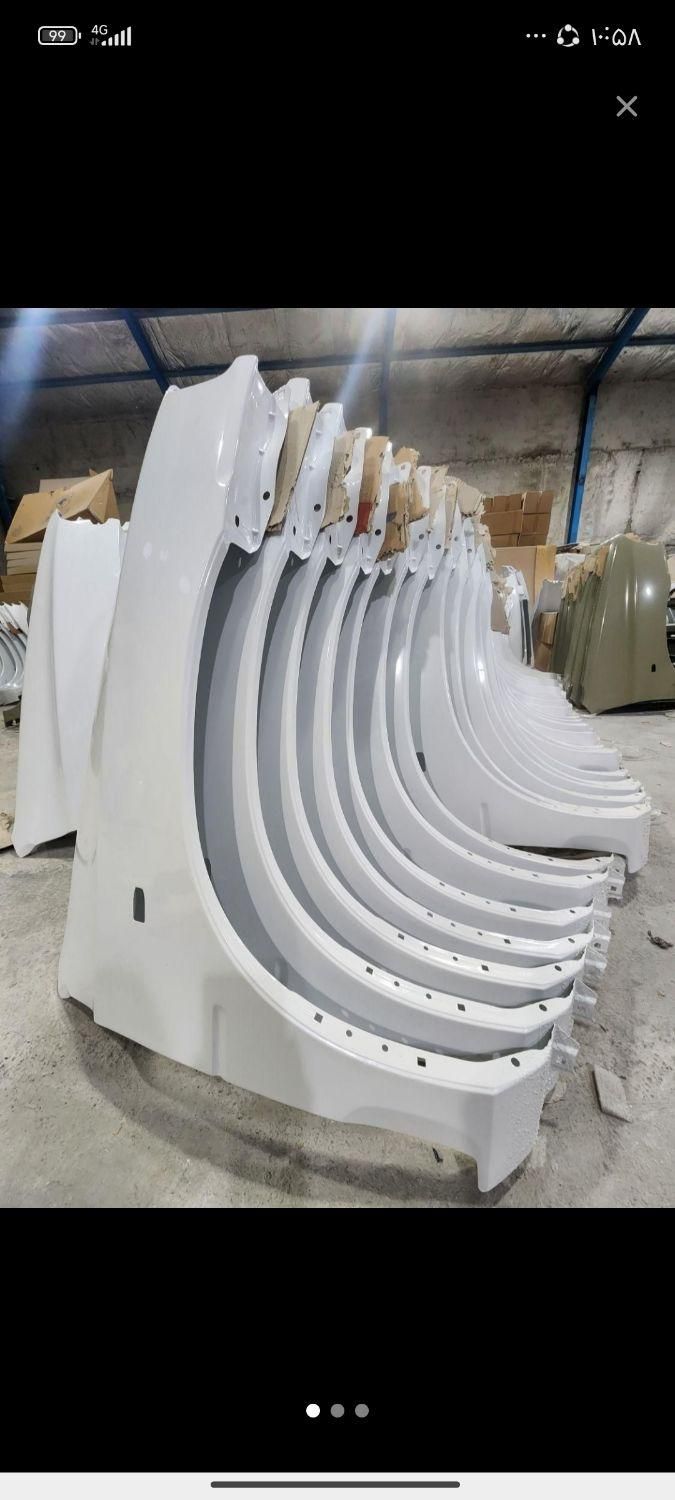 گلگیر کاپوت درب خام رنگی پراید 206 تیبا پژو سمند|قطعات یدکی و لوازم جانبی|تهران, شوش|دیوار