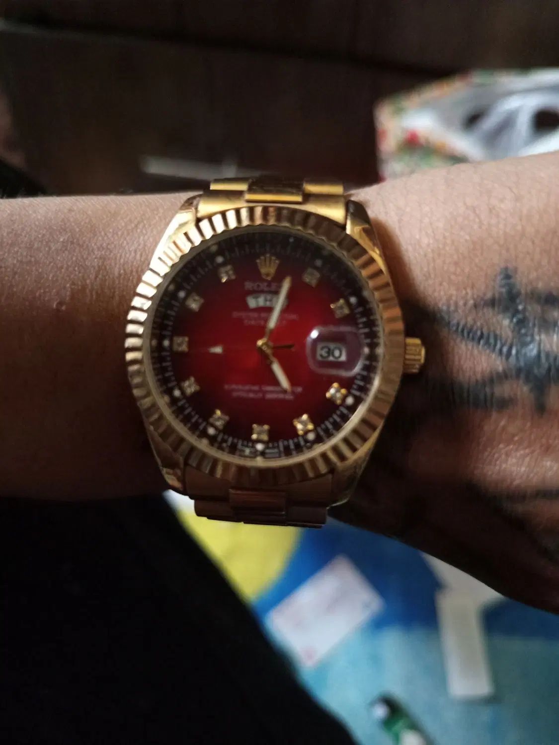ساعت مچیRolex watch|ساعت|اصفهان, باغ فردوس|دیوار
