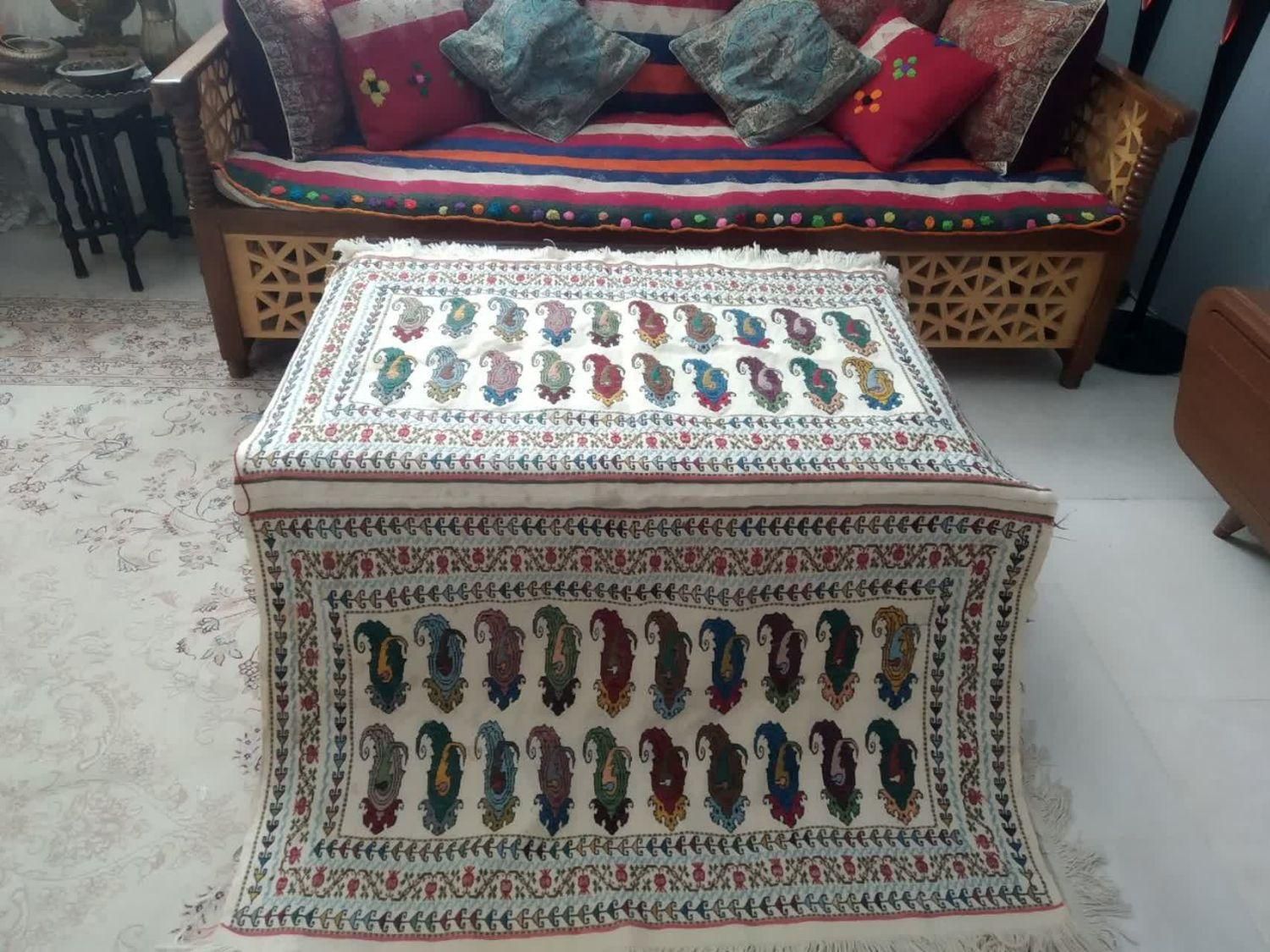 دو جف رویه پشتی دستبافت|پشتی|شیراز, دکتر حسابی|دیوار