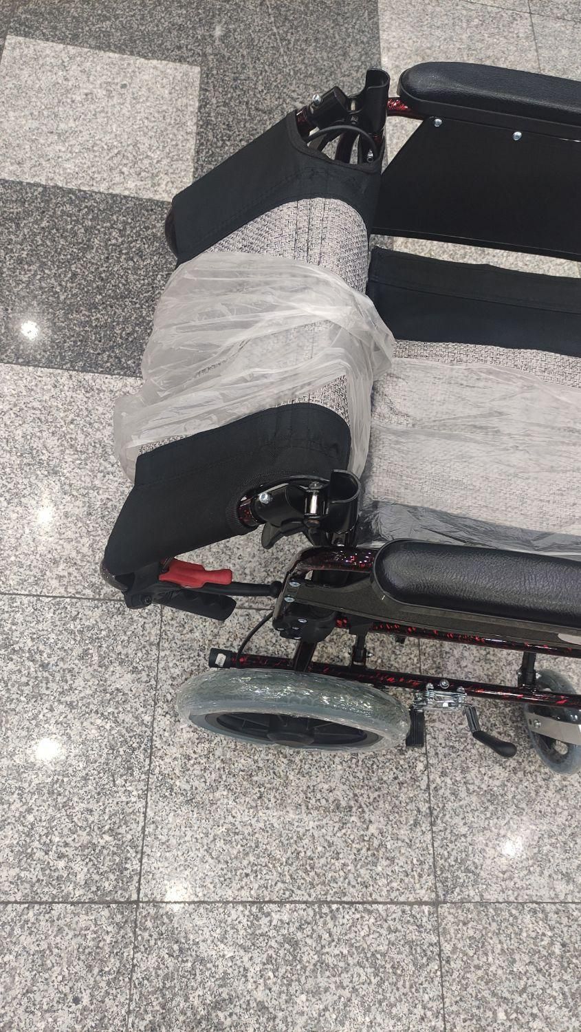 ویلچر سفری زرشکی رنگ اکبند خارجی|آرایشی، بهداشتی، درمانی|تهران, ستارخان|دیوار