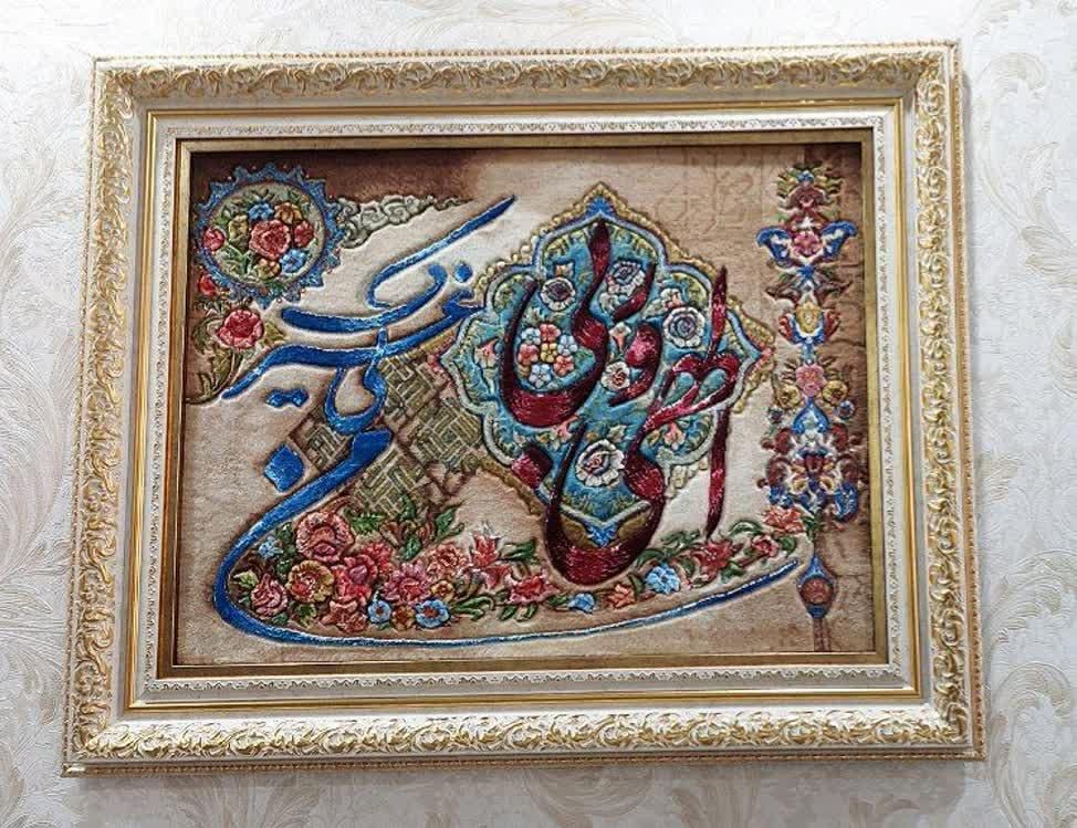 دارقالی و نخ و نقشه تابلوفرش|تابلو فرش|تهران, دولت‌آباد|دیوار