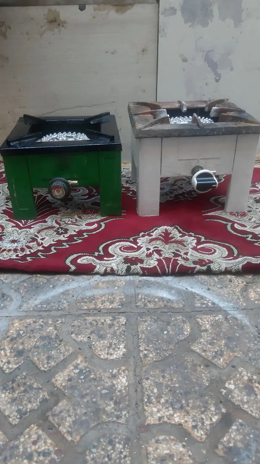 اجاق گاز تک شعله سالم استاندارد سری چدنی درحد نو|اجاق گاز و لوازم برقی پخت‌وپز|تهران, بیسیم|دیوار