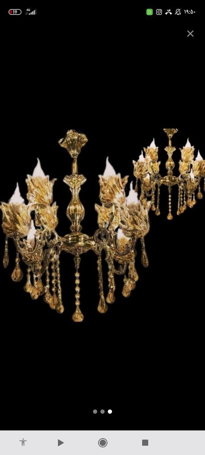 لوستر برنز کارخانه|لوستر و چراغ آویز|تبریز, |دیوار