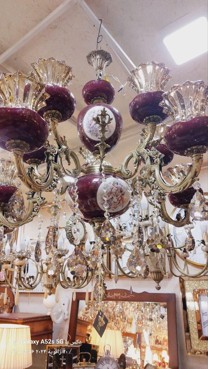 لوستربرنزی سرامیکی فروش ویژه ۴ الی ۷ آذر ماه|لوستر و چراغ آویز|اراک, |دیوار