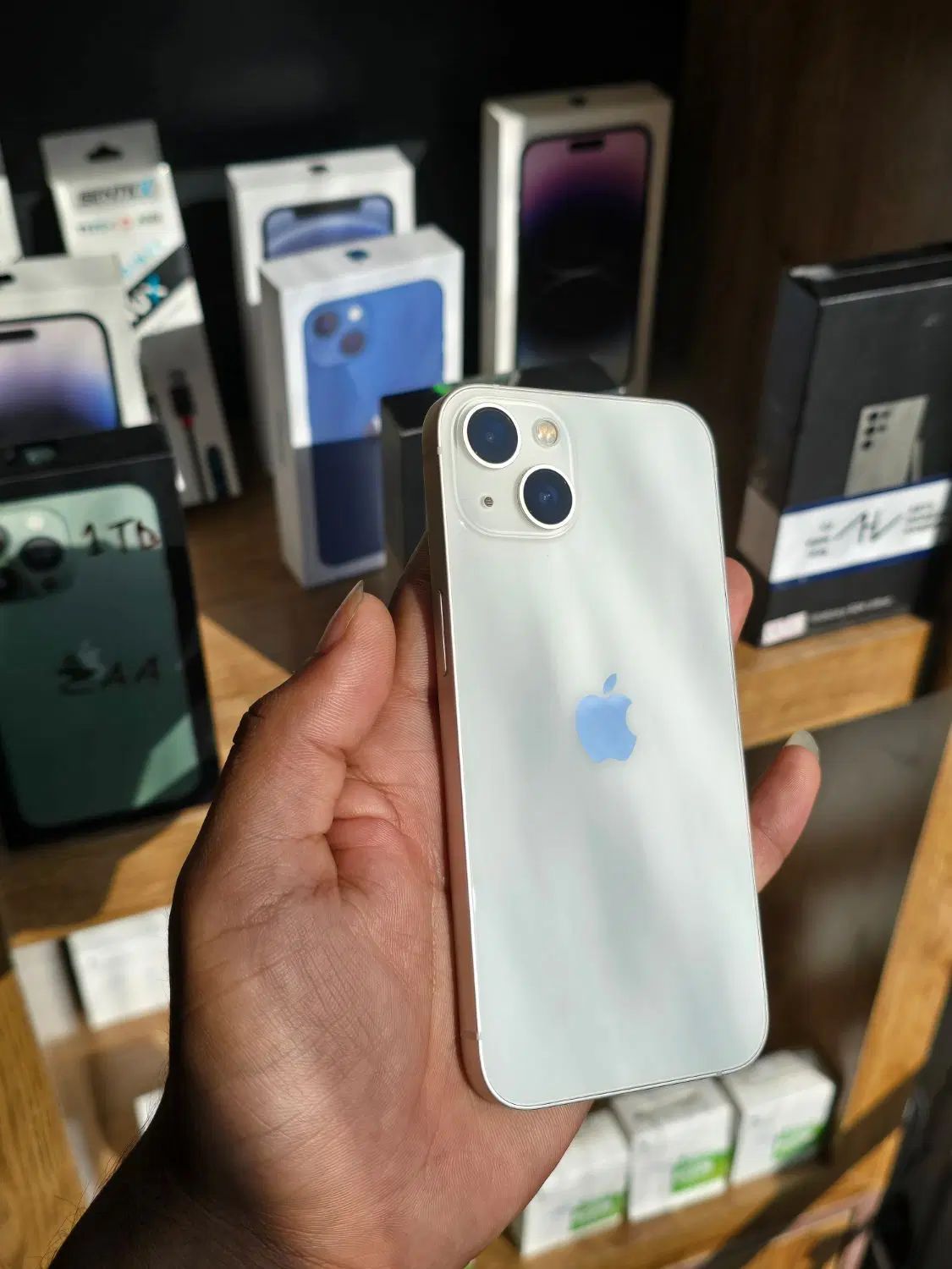 iphone 13 حافظه 256 دو سیم باتری فابریک۹۱ آکبند|موبایل|مشهد, احمدآباد|دیوار