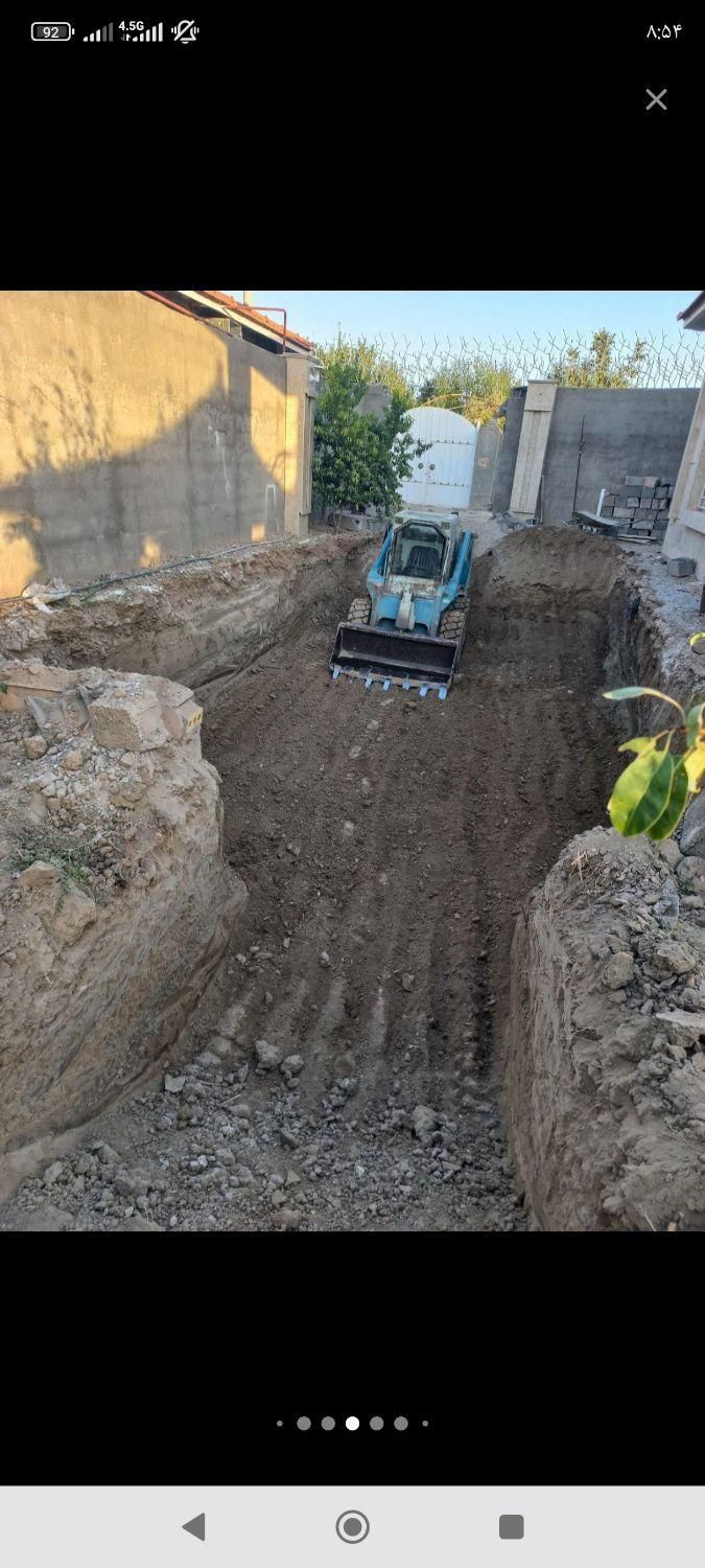 مینی لودر بابکت توماس حمل نخاله خاکبرداری|خدمات حمل و نقل|مشهد, رضاشهر|دیوار