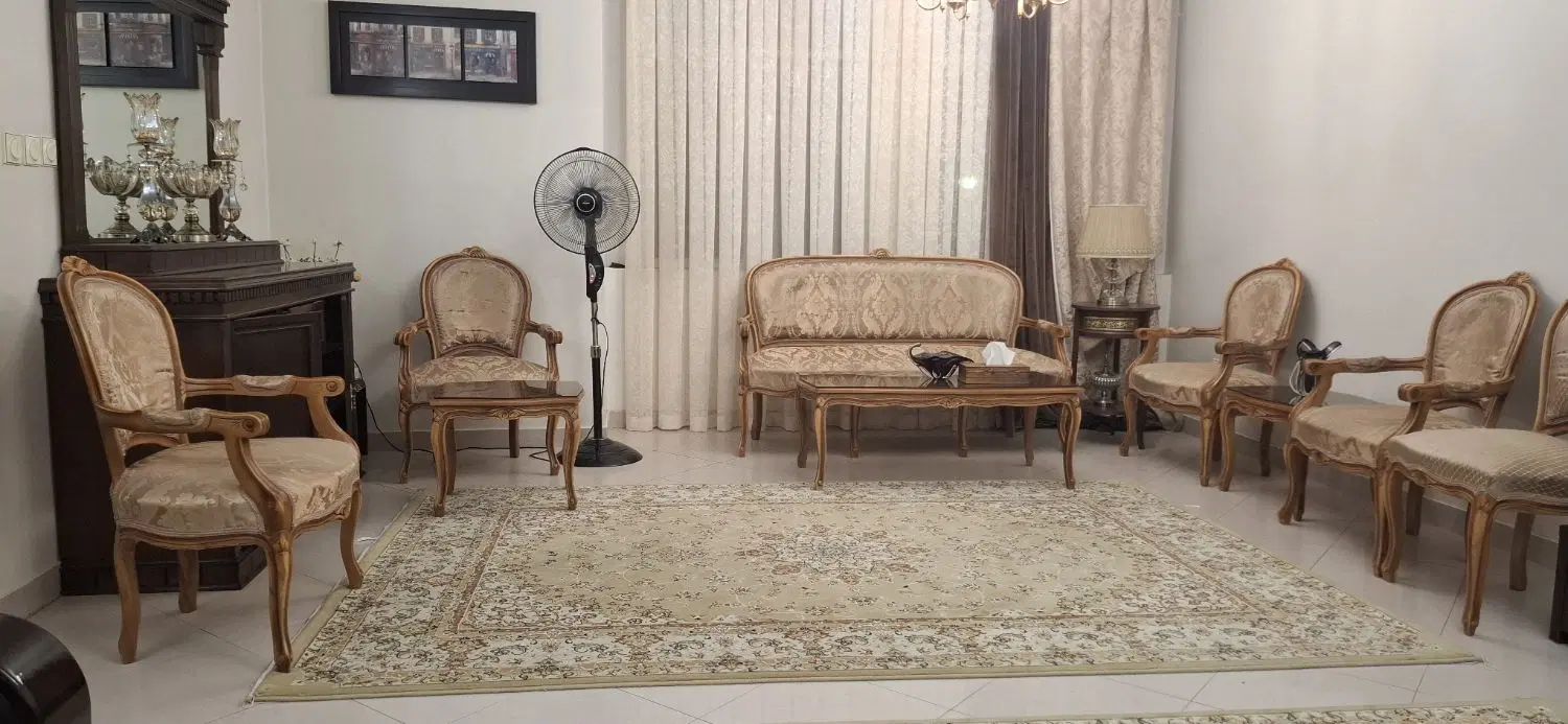 مبلمان 9 نفره چوب راش|مبلمان خانگی و میز عسلی|تهران, مینی‌سیتی (شهرک نفت)|دیوار