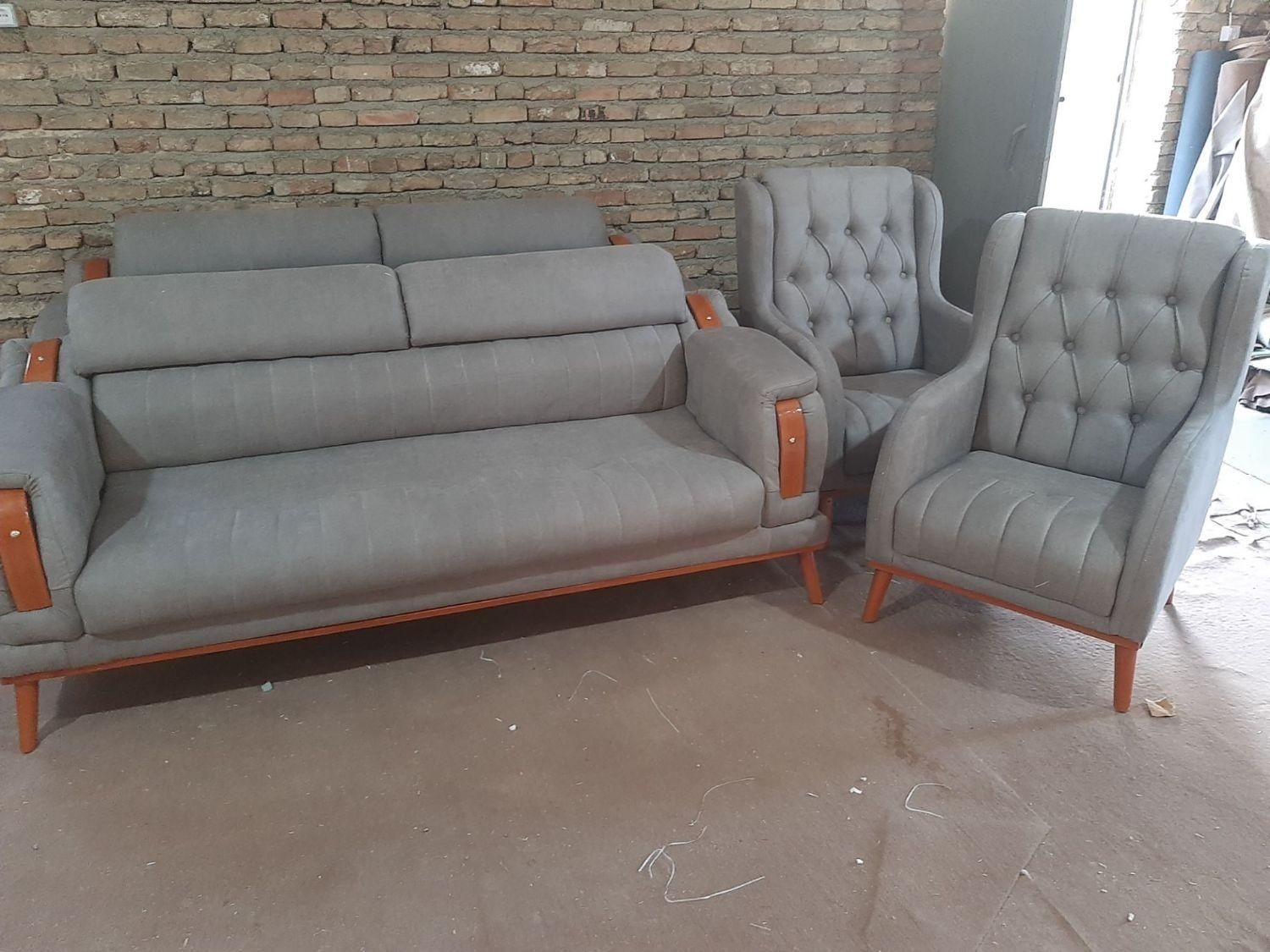 مبل با ستون اسکلت تمام چوب|مبلمان خانگی و میز عسلی|ارومیه, |دیوار