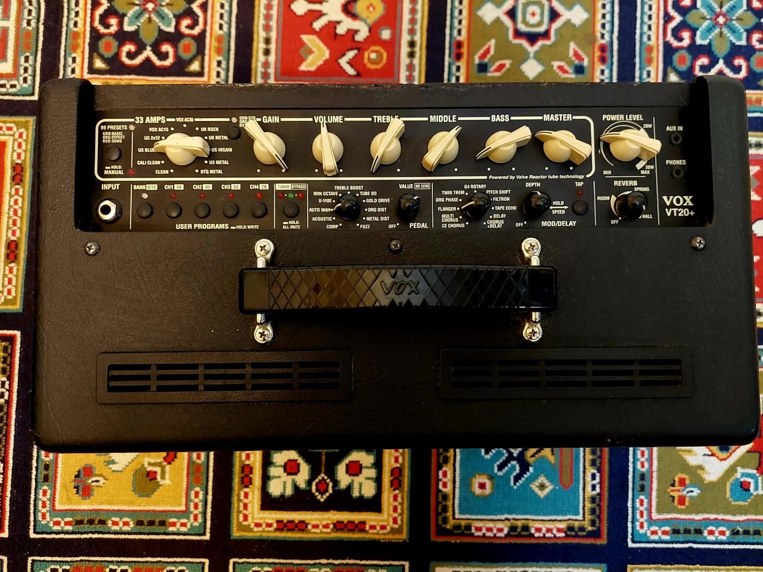 امپ وکس amp vox +vt 20|گیتار، بیس، امپلیفایر|مشهد, فارغ التحصیلان|دیوار