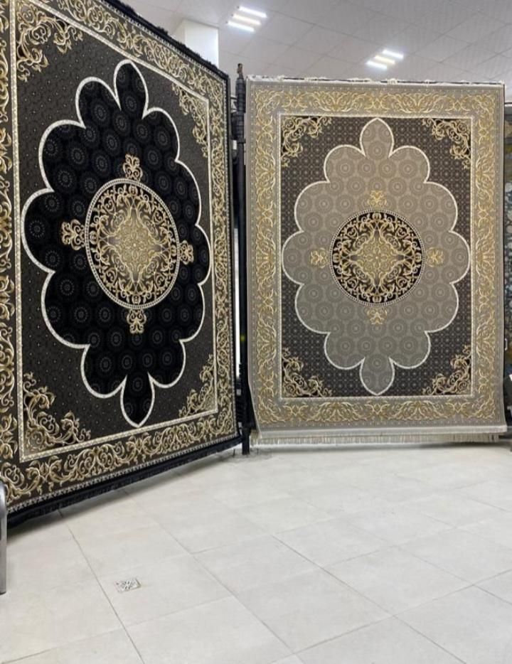 دنیارنگ خوش آمدیدفرش قالی ضخیم تمام نخ تراکم بالا|فرش|کرمان, |دیوار