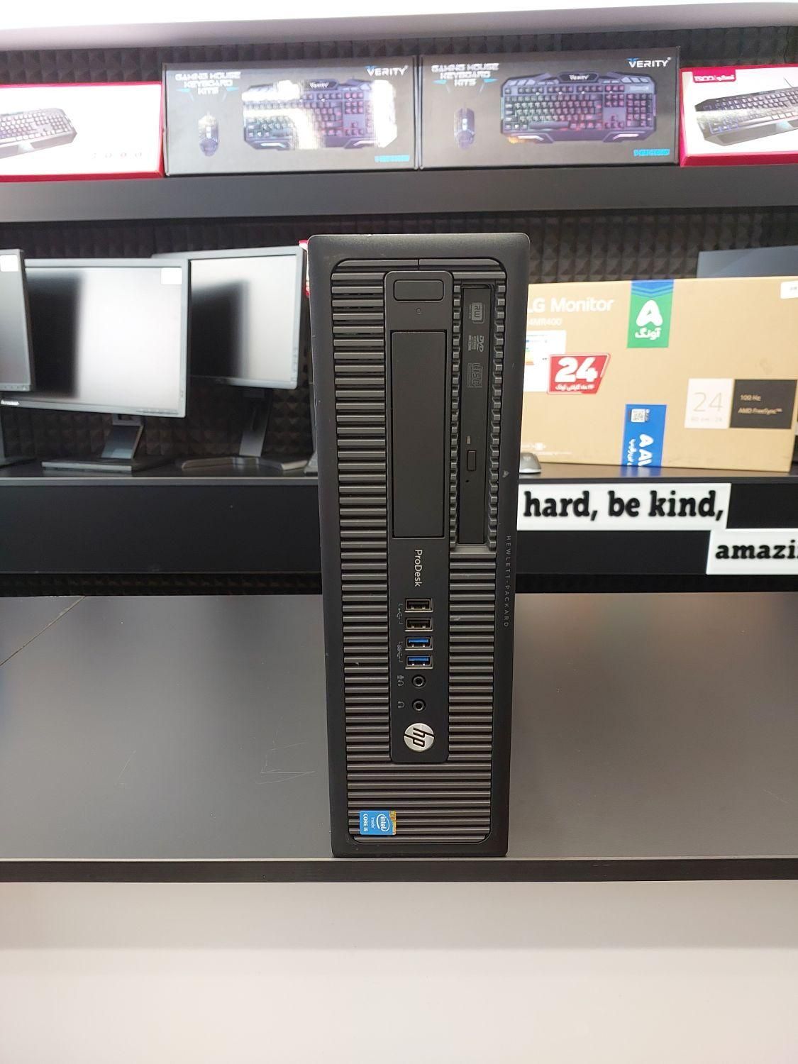 مینی کیس قوی اچ پی CPU i5 نسل ۴ * رم ۱۲ * SSD 128G|رایانه رومیزی|رشت, کوی جام جم|دیوار