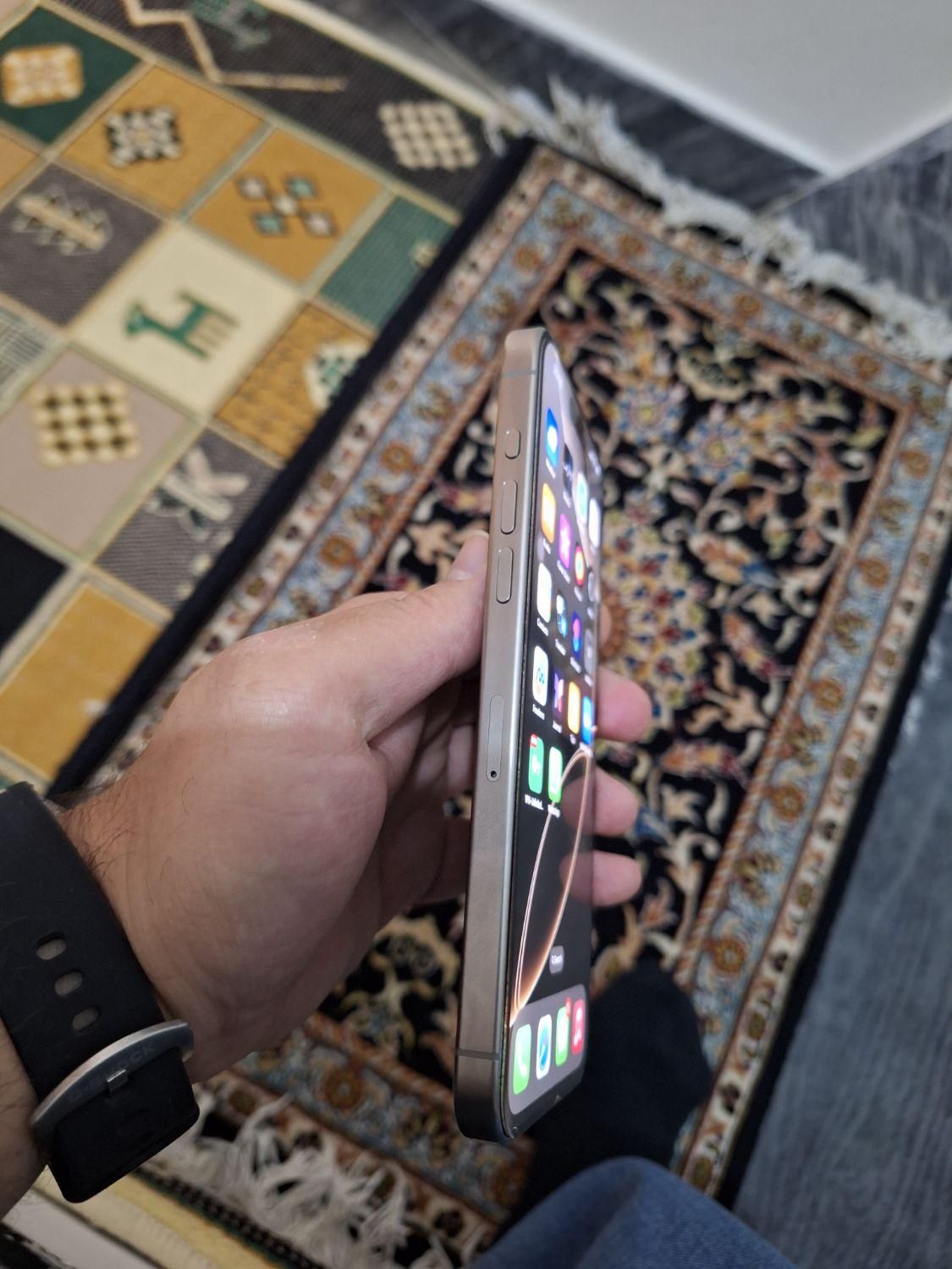 اپل iPhone 15 Pro Max با حافظهٔ ۲۵۶ گیگابایت|موبایل|کرمانشاه, |دیوار
