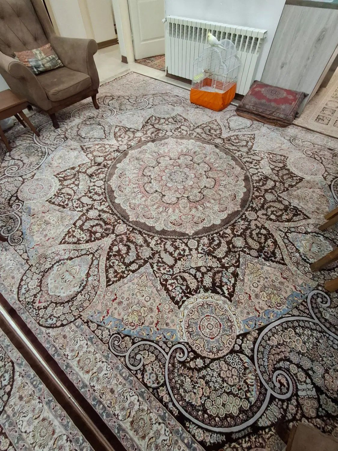 فرش ۱۲ متری ماشینی.۲ تخته|فرش|تهران, کرمان|دیوار