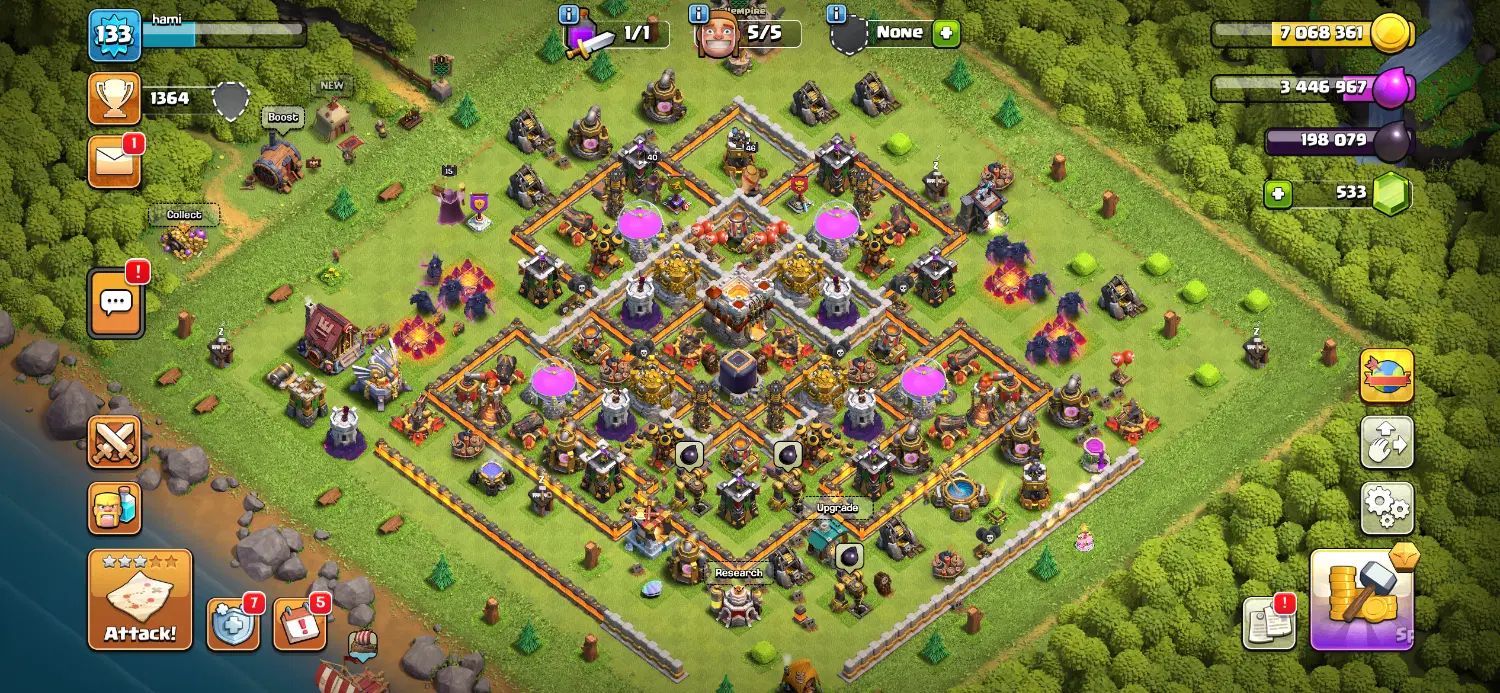 اکانت کلش آف کلنز clash of clans|کنسول، بازی ویدئویی و آنلاین|تهران, شهرک غرب|دیوار