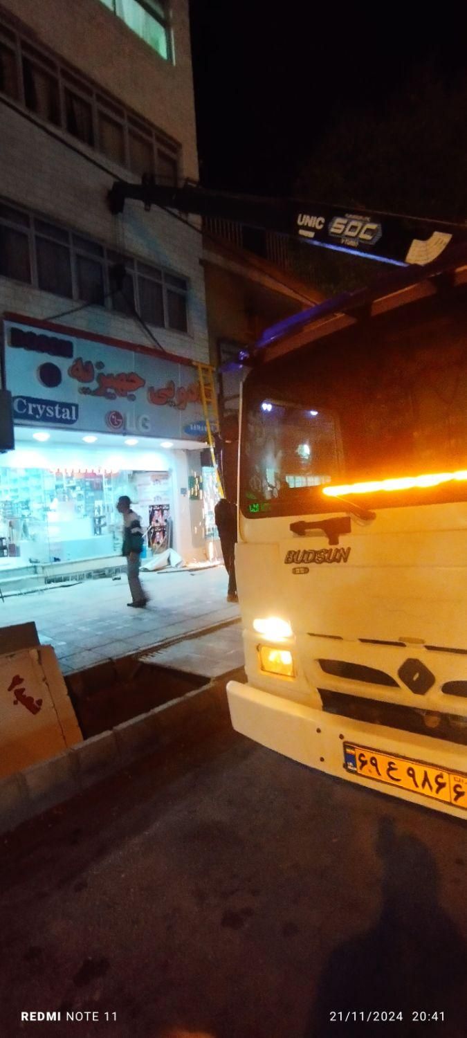 خدمات شبانه روزی جرثقیل 5 تن کفی|خدمات حمل و نقل|کرمان, |دیوار