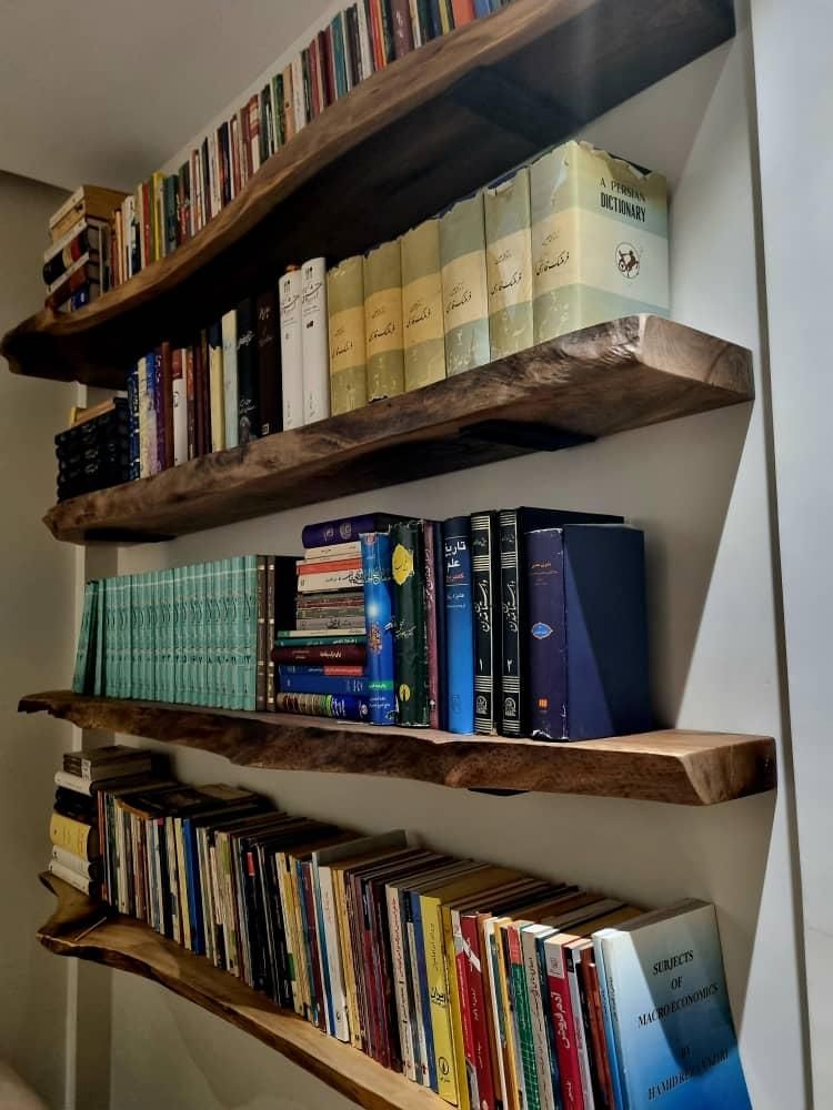 شلف دیواری و قفسه چوبی مدرن و روستیک|کتابخانه، شلف، قفسه‌های دیواری|تهران, خاوران|دیوار