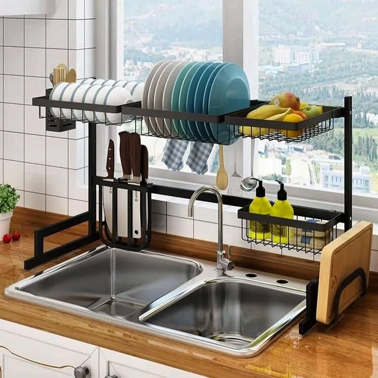 آبچکان روی سینک|آب‌چکان و نظم‌دهنده ظروف|تهران, اکباتان|دیوار