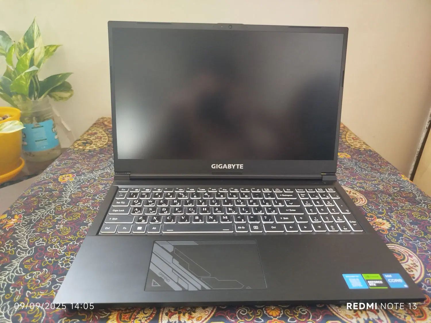 لپ‌تاپ گیمینگ GIGABYTE G5 MF|رایانه همراه|اسلام‌شهر, شهرک قائمیه|دیوار