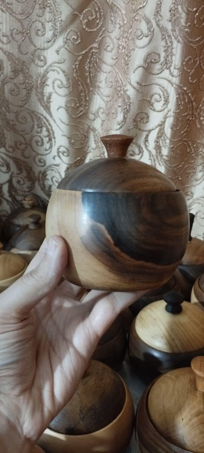 قندان،شکلات خوری،کاسه با چوب گردو|صنایع دستی و سایر لوازم تزئینی|تهران, جوادیه|دیوار