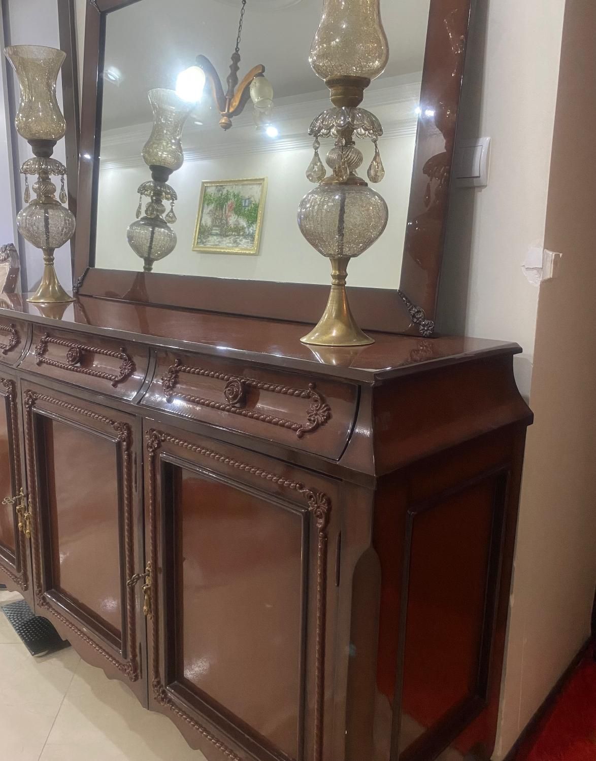 کنسول و آیینه کلاسیک|بوفه، ویترین، کنسول|تهران, دکتر هوشیار|دیوار