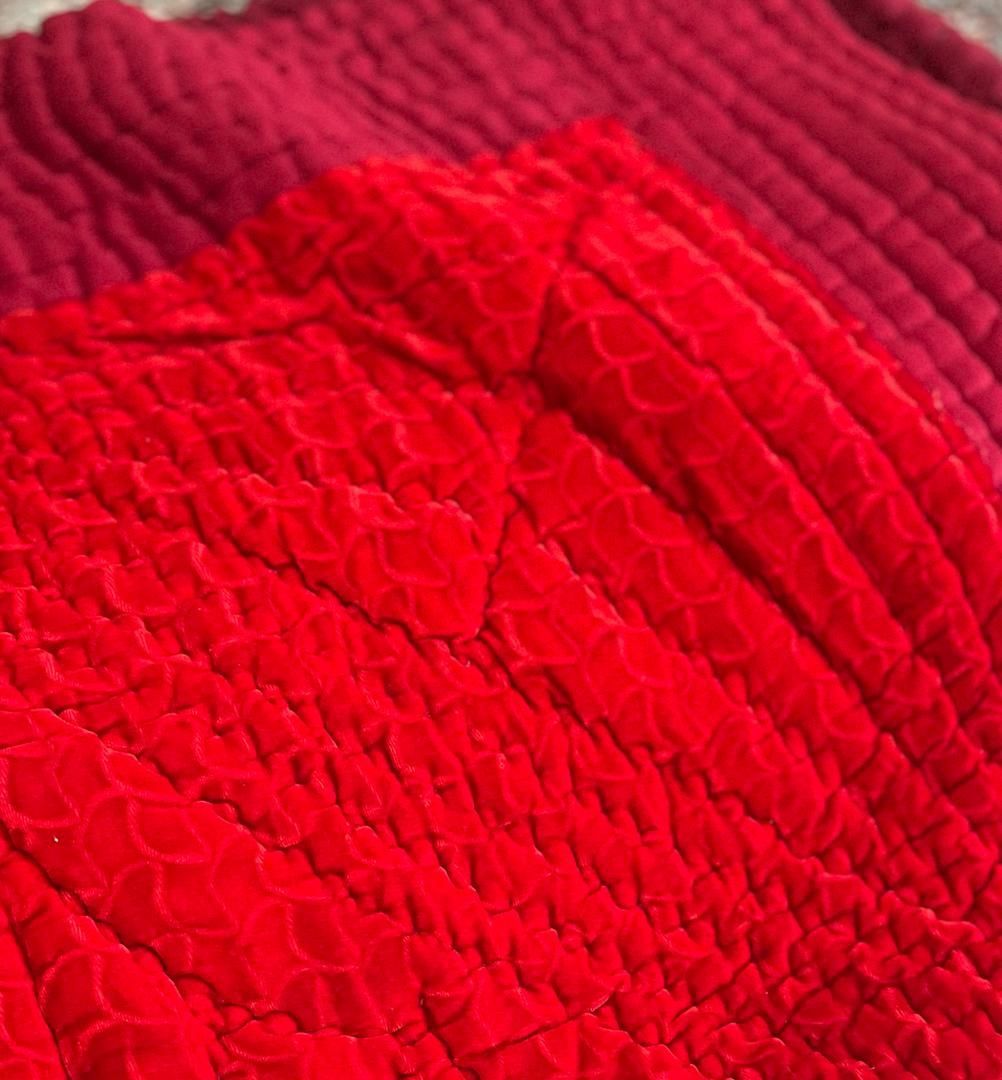 لحاف پنبهای مخمل و ترمه|رختخواب، بالش، پتو|کرمان, |دیوار