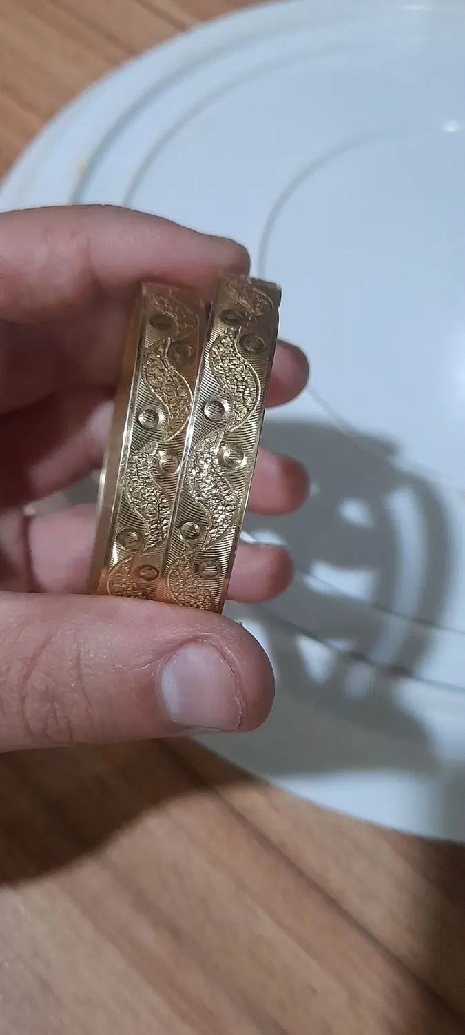 جفت النگو قشنگ وسنگین ۲۰۰ از  تابلو بالاتر|جواهرات|زابل, |دیوار