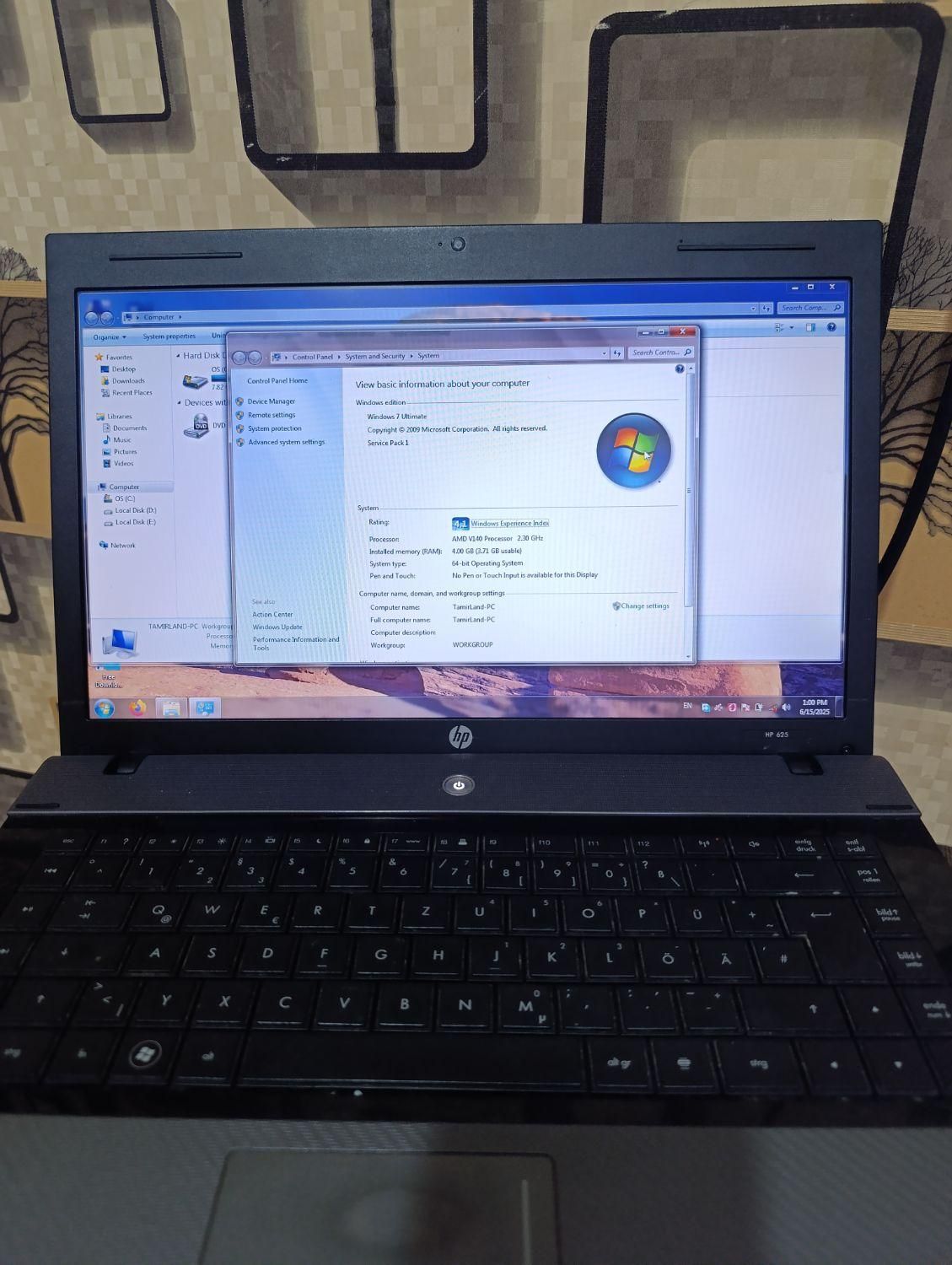 لپ تاب hp|رایانه همراه|مشهد, عبادی|دیوار
