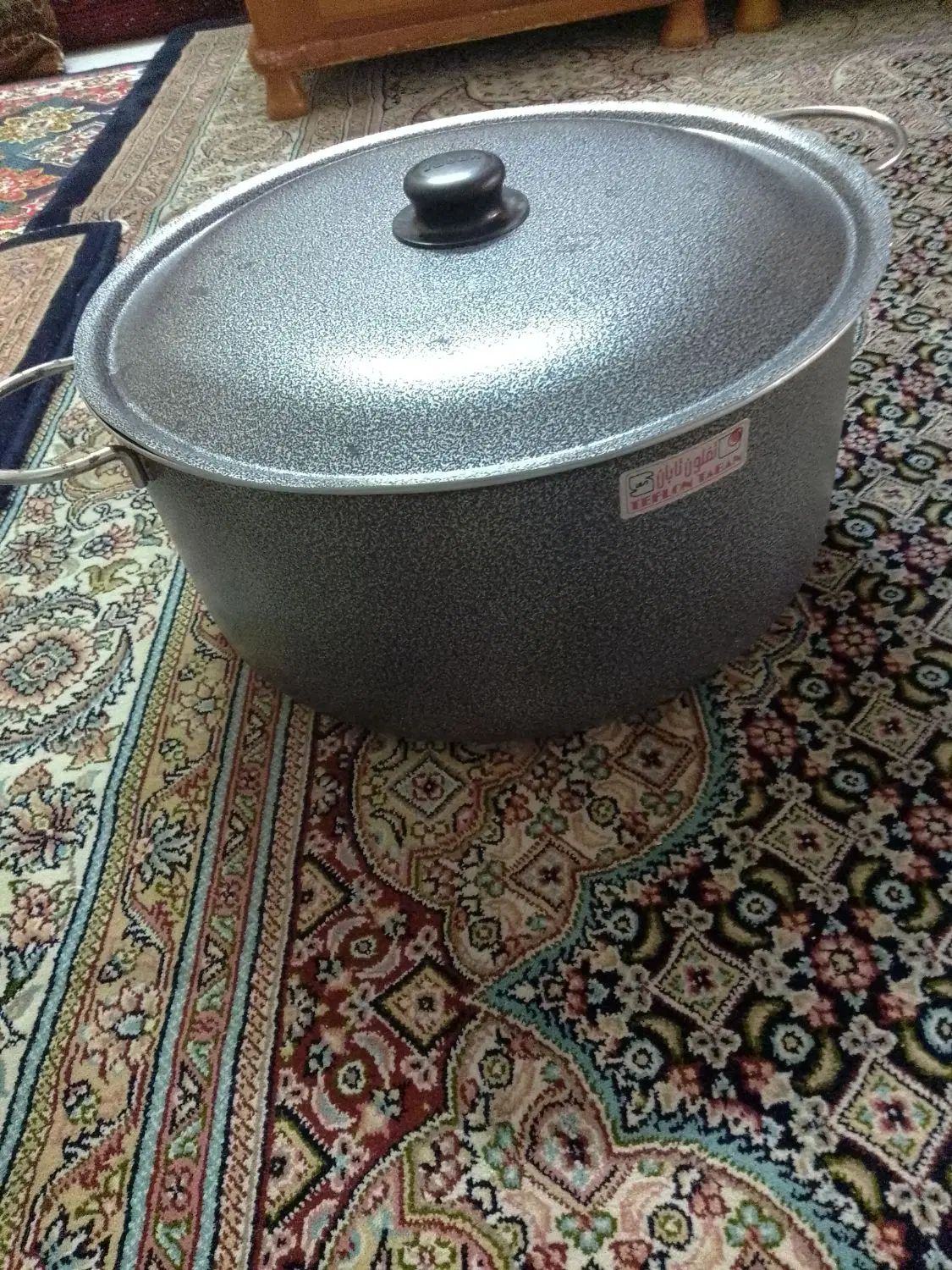قابلمه تفلون سایز بزرگ مناسب سی نفر برای جهیزیه|ظروف پخت‌وپز|مشهد, جانباز|دیوار