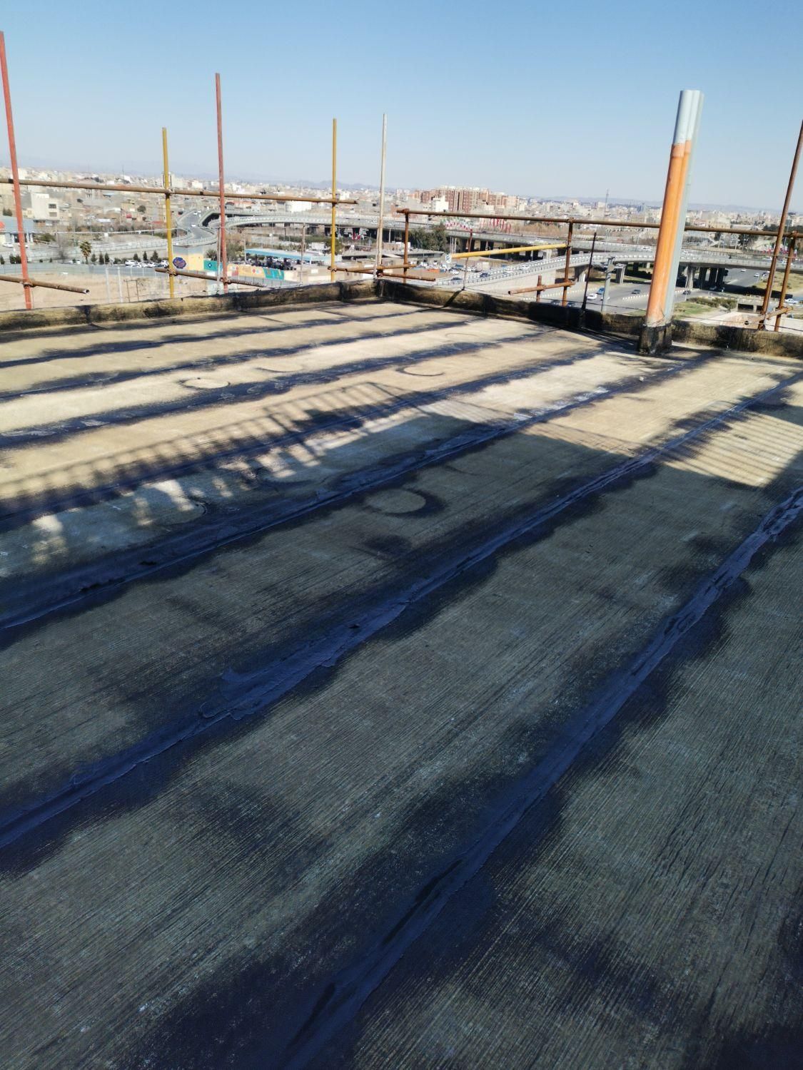 ایزوگام، قیروگونی، آسفالت(خدائی)|خدمات پیشه و مهارت|قم, نیروگاه|دیوار