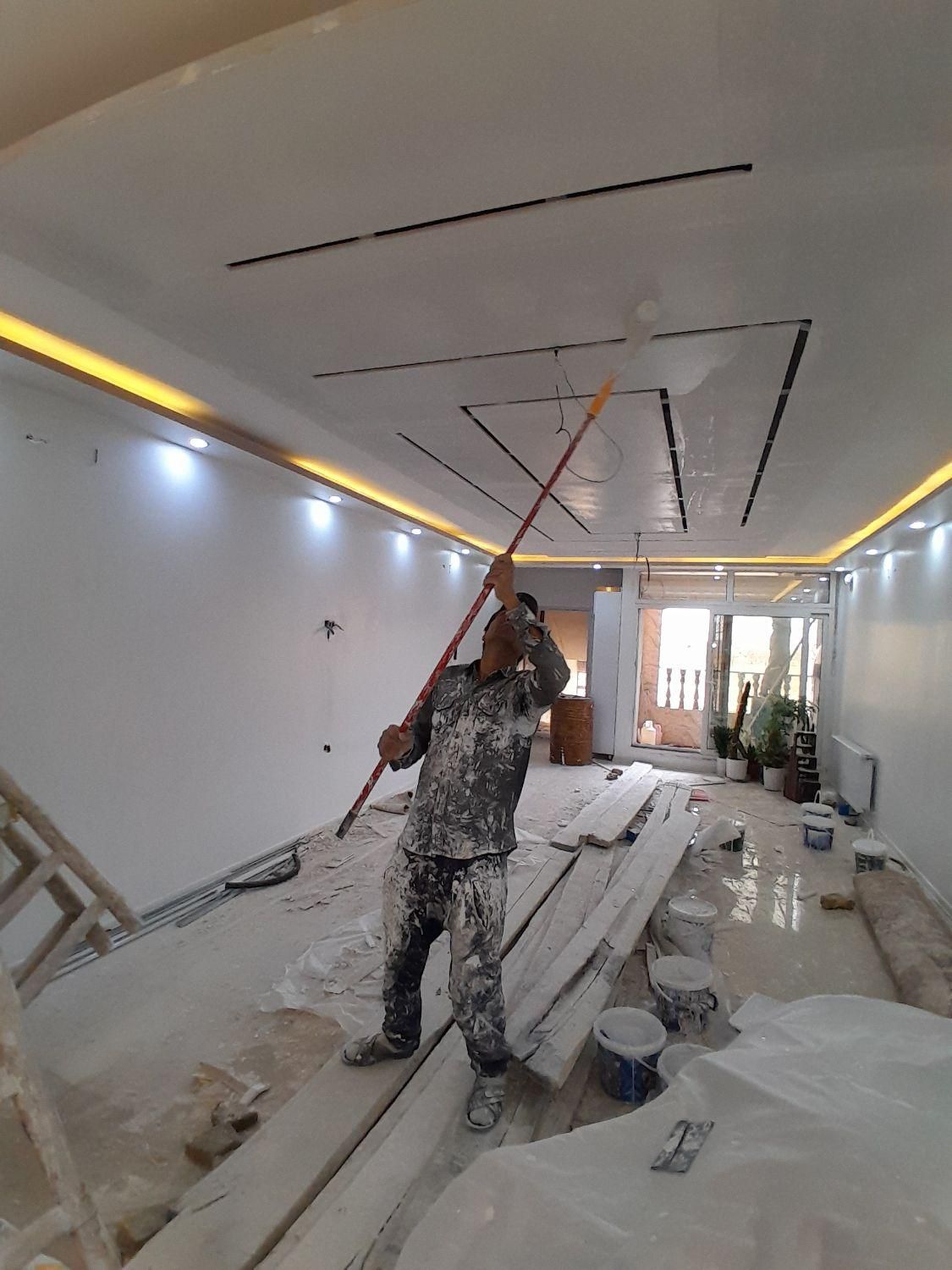 رنگ و نقاشی ساختمان|خدمات پیشه و مهارت|تربت‌حیدریه, اندیشه|دیوار