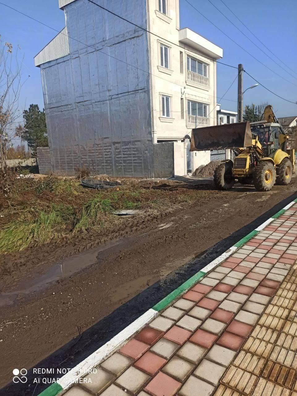 زمین سنددار با مجوز ساخت در ابتدای ورودی رشت-تهران|فروش زمین و ملک کلنگی|رشت, بیجارپس|دیوار