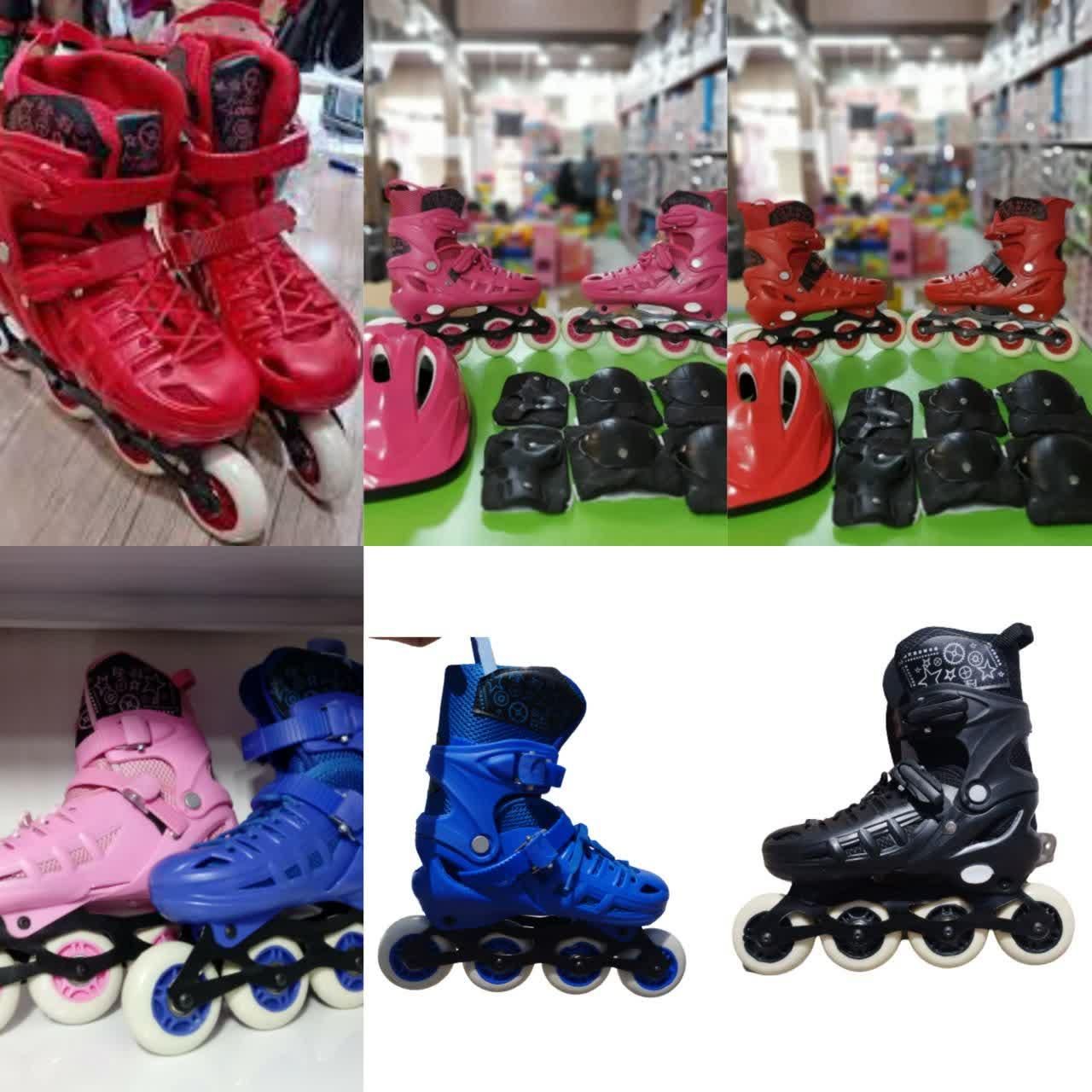 اسکیت آیکاس با لوازم ایمنی|دوچرخه، اسکیت، اسکوتر|کرج, شاهینویلا|دیوار