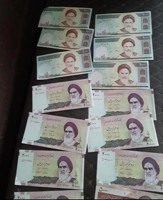 تعدادی اسکناس خارجی وایرانی|کلکسیون سکه، تمبر، اسکناس|تربت جام, جامی|دیوار