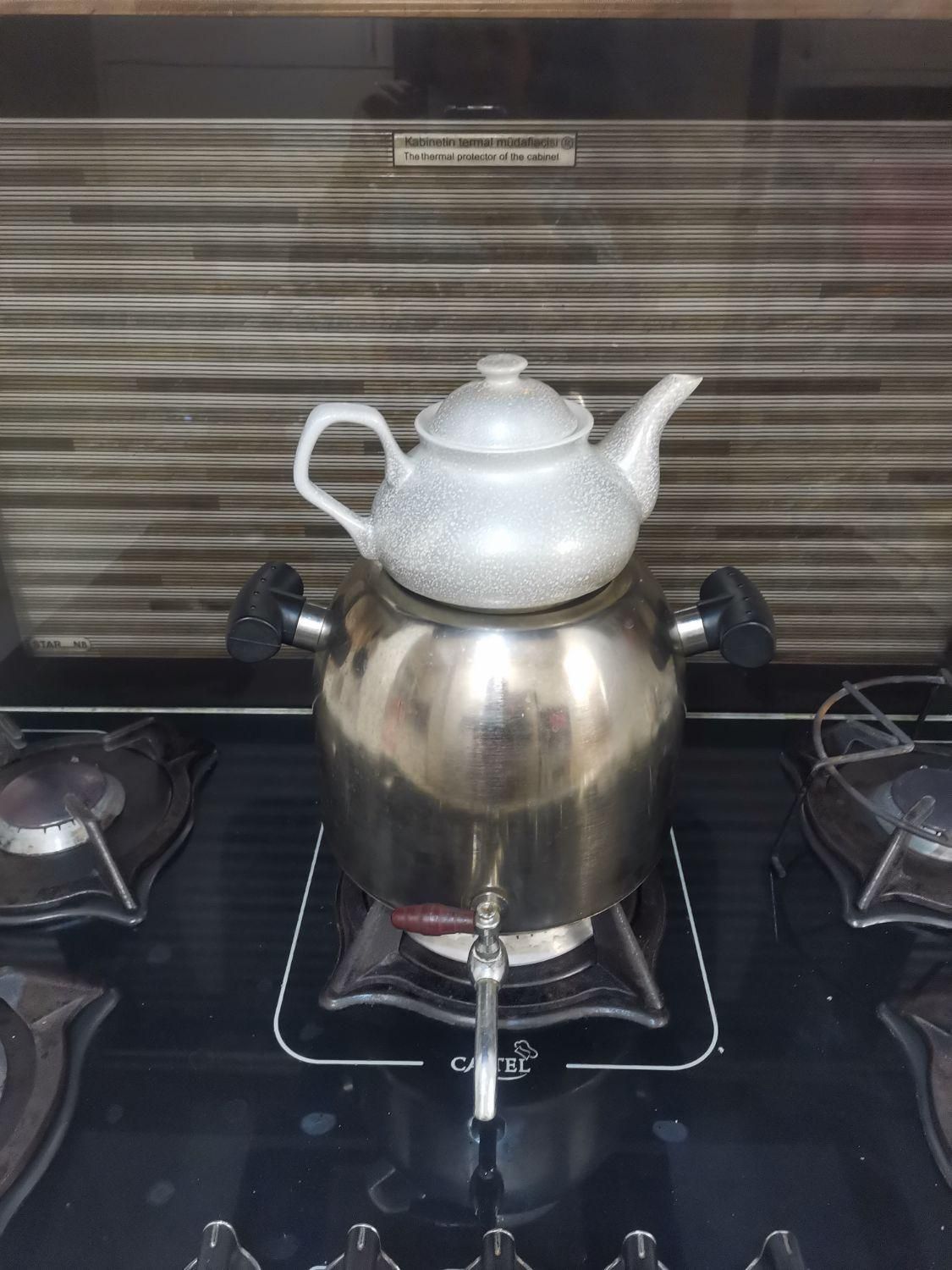 کتری استیل کف چدن|قوری، کتری، قهوهساز دستی|تبریز, |دیوار