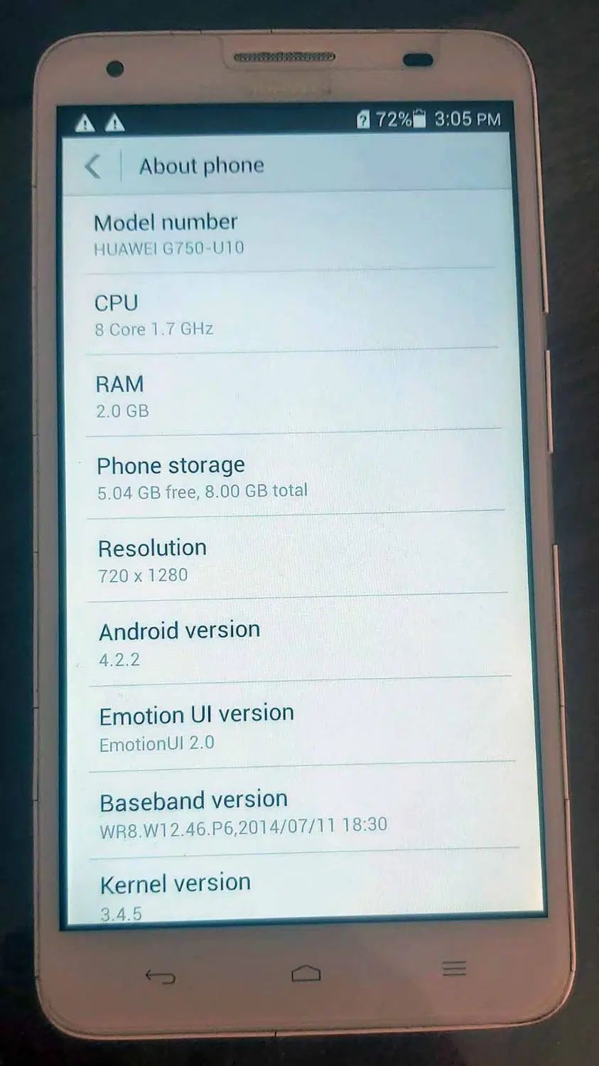 گوشی هواوی Huawei G750-U10|موبایل|تبریز, |دیوار