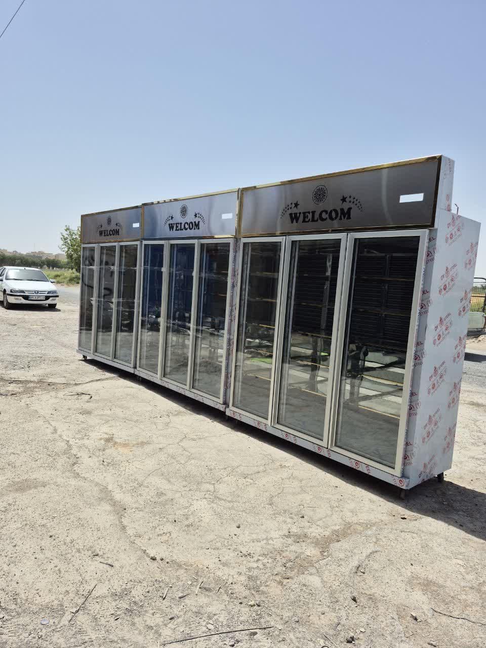 یخچال ایستاده و فر پیتزا ریلی مارک نوژن دهنه ۷۰|فروشگاه و مغازه|قم, شهرک امام حسین|دیوار