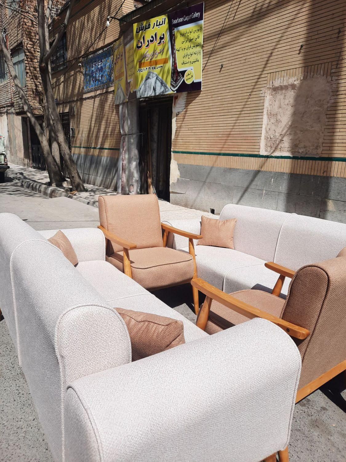 سرویس مبل ۸ نفره مینی مال|مبلمان خانگی و میز عسلی|مشهد, مصلی (کارمندان اول)|دیوار