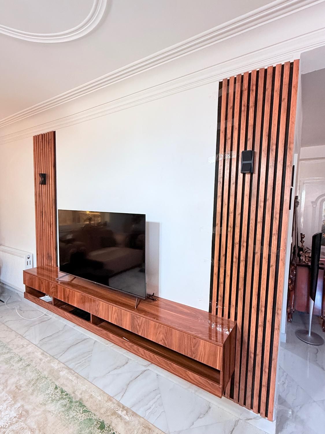 تی وی وال سفارشی طرح هخامنش|بوفه، ویترین، کنسول|رشت, حومه رشت|دیوار