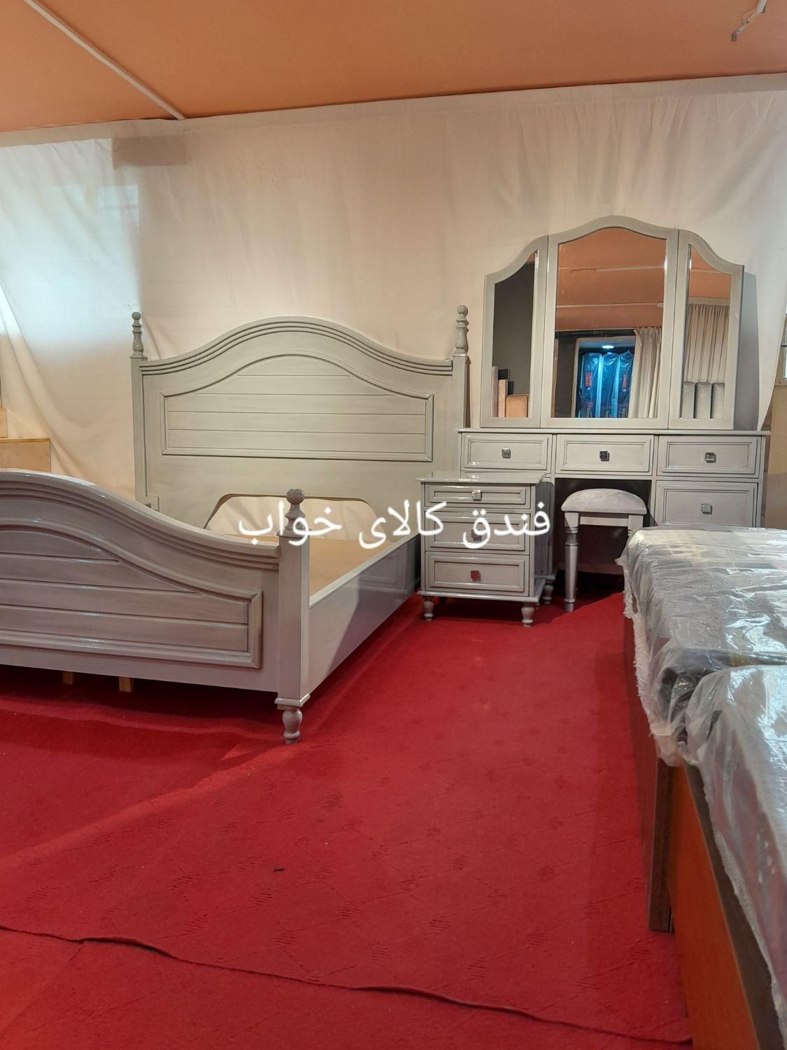 سرویس خواب بهار تخت 160 + دراور+پاتختی|تخت و سرویس خواب|مشهد, فرهنگ|دیوار