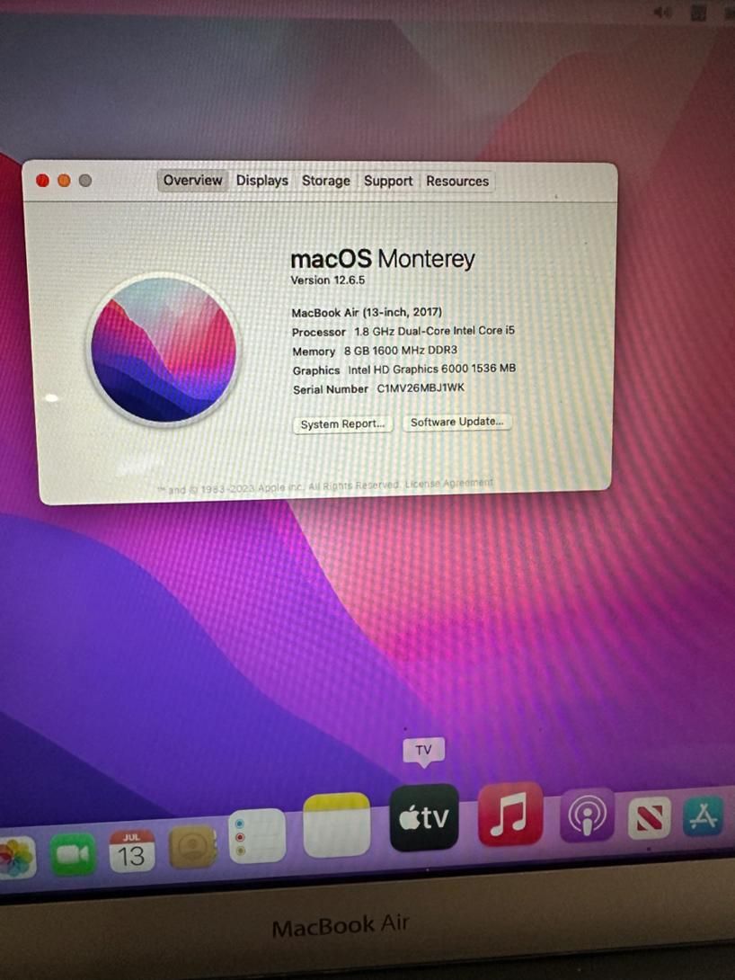 Macbook Air 2017 اپل مک بوک ایر|رایانه همراه|گرگان, |دیوار