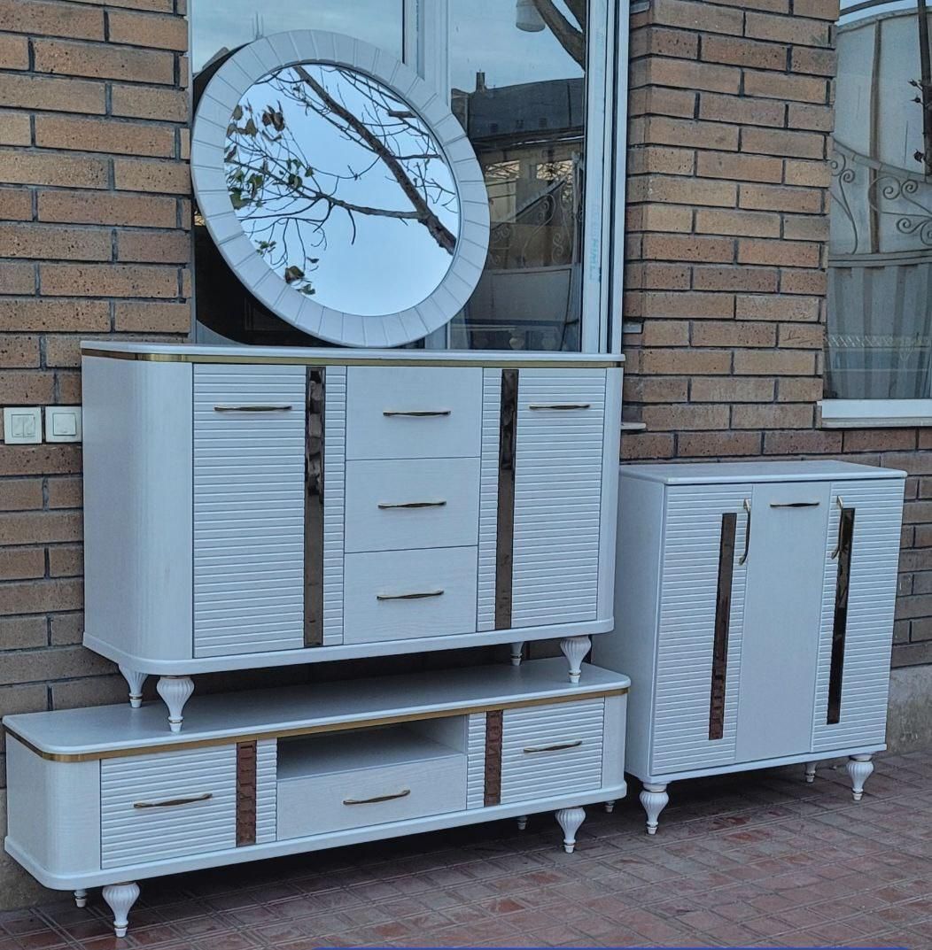 آینه کنسول میز تی وی ست|بوفه، ویترین، کنسول|چهارباغ, |دیوار