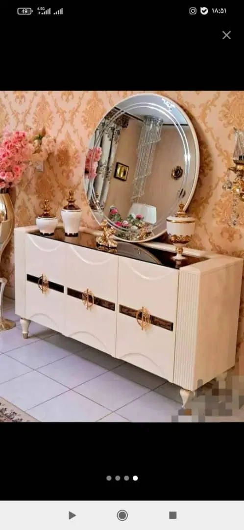 آینه و کنسول میز تی وی جا کفشی سرویس خواب|بوفه، ویترین، کنسول|تهران, یافت‌آباد|دیوار