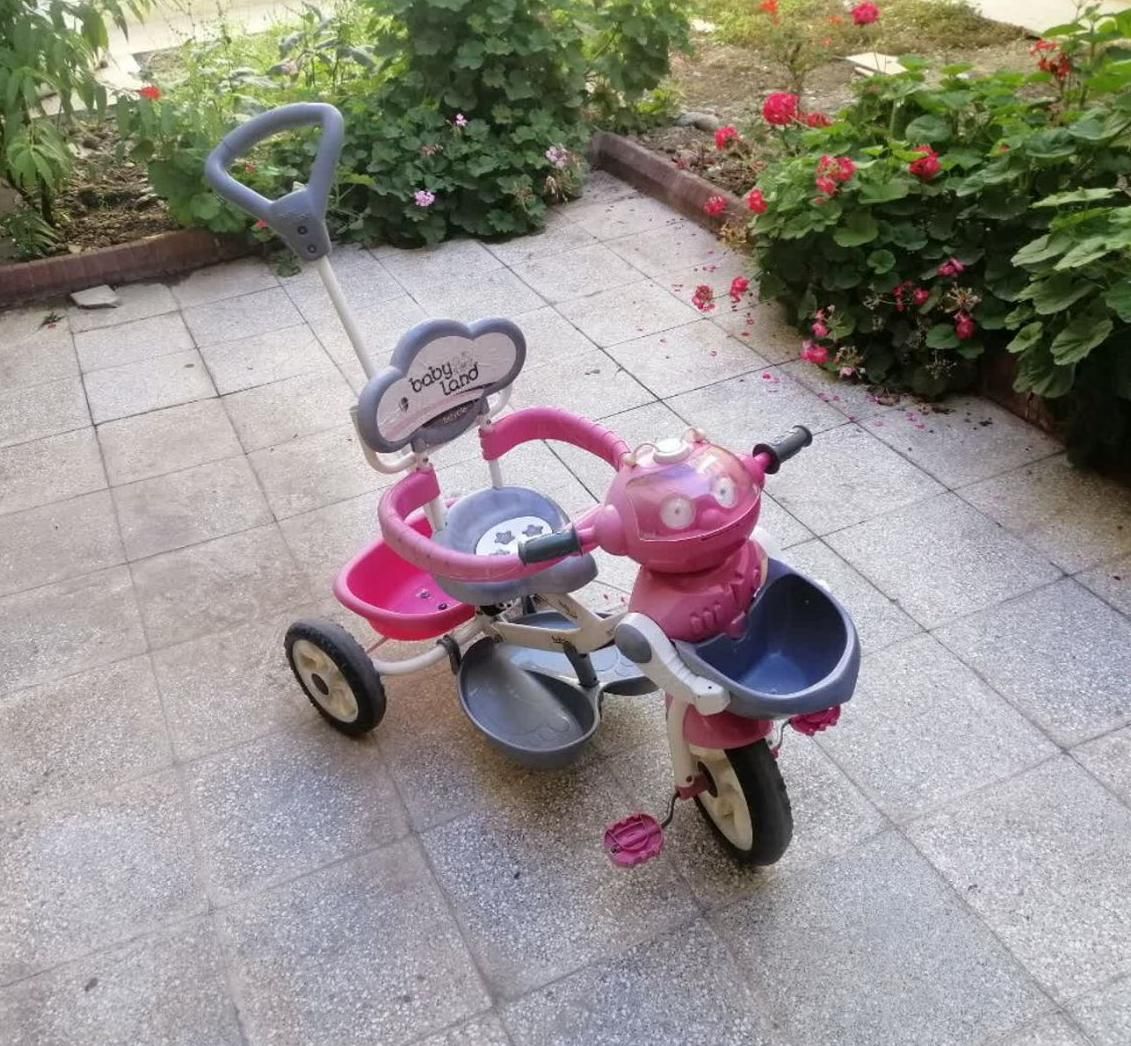 سه چرخه بیبی لند صحیح و سالم|دوچرخه، اسکیت، اسکوتر|گرگان, |دیوار