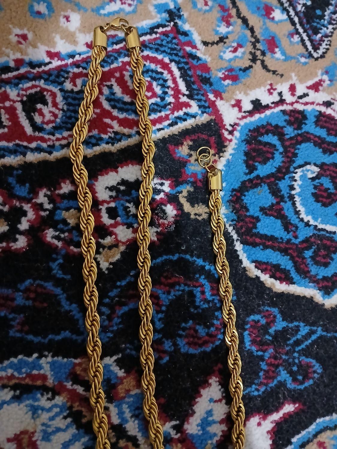 گردنبندودستبند رنگ ثابت معاوضه باعروس هلندی|جواهرات|گلبهار, شهر جدید گلبهار|دیوار