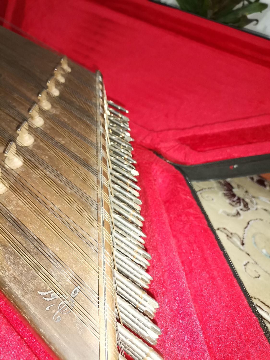 سنتور دومهر چوب گردو ماهور|سازهای سنتی|جغتای, |دیوار