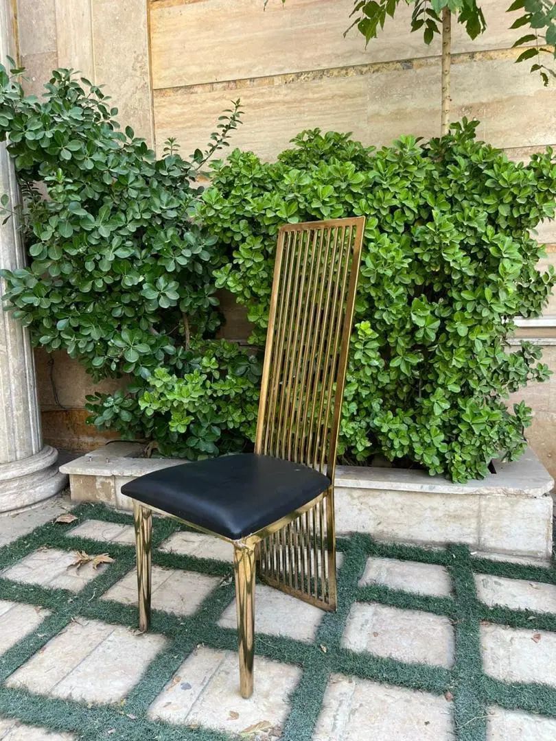 صندلی تالار نرده ای آبکاری نقره ای با ضمانت|میز و صندلی غذاخوری|یاسوج, |دیوار