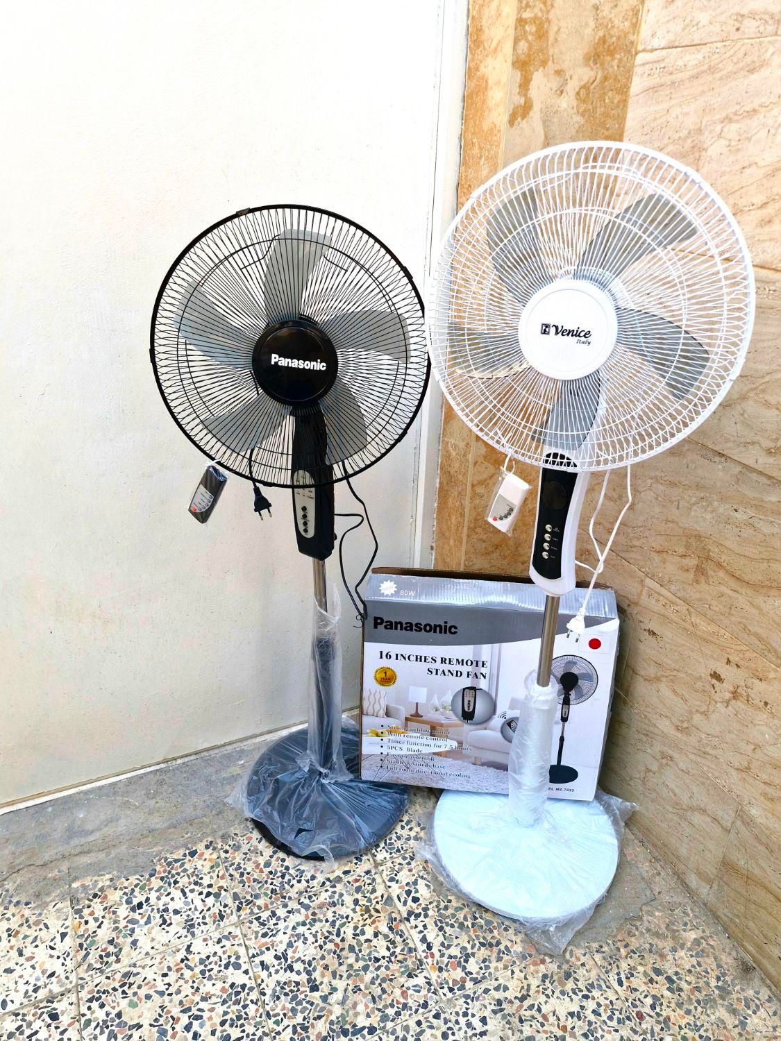 پنکه ایستاده پاناسونیک|پنکه و تصفیهکنندهٔ هوا|اهواز, زیتون کارگری|دیوار