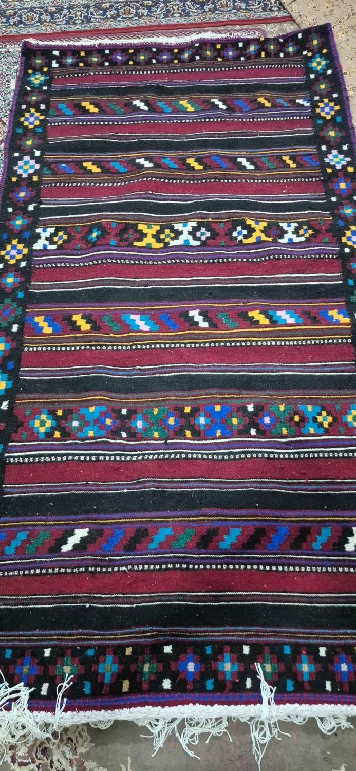 گلیم فرش سنتی|گلیم، جاجیم، گبه|زرند, |دیوار